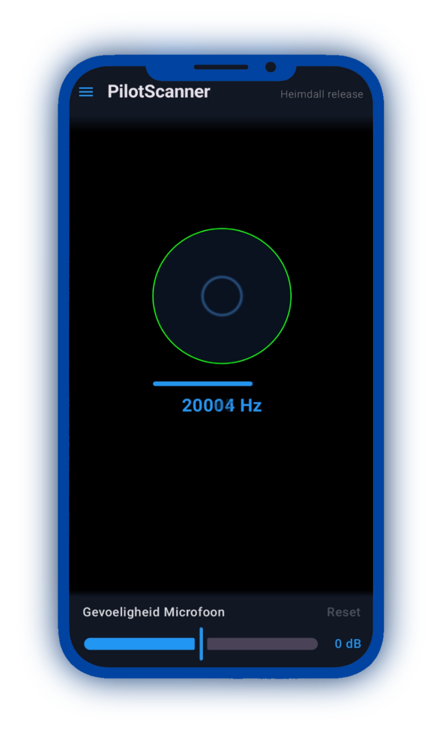 PilotScanner op smartphone