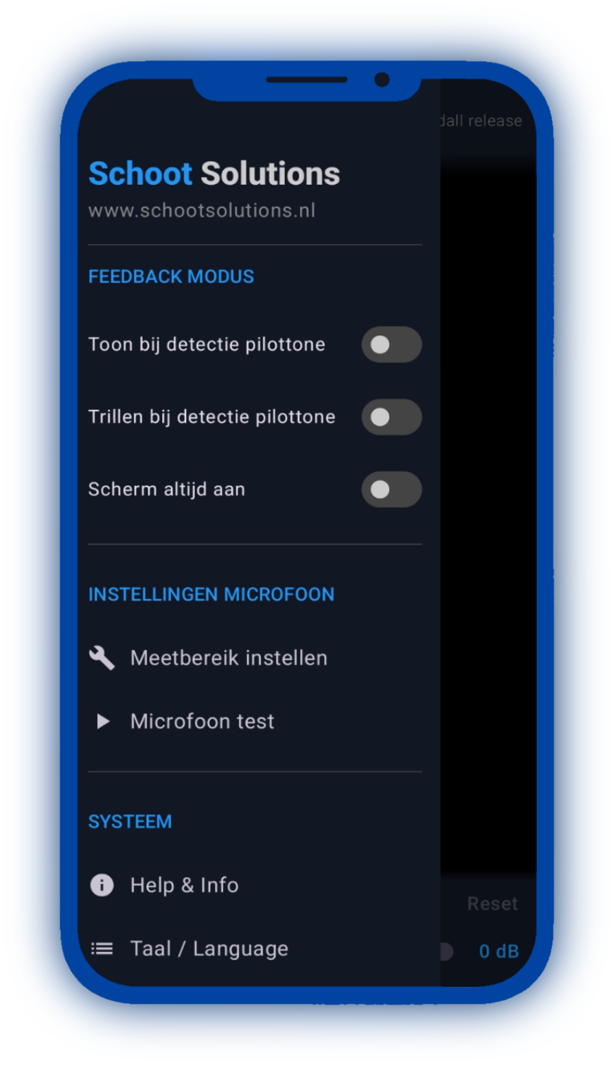 PilotScanner instellingen